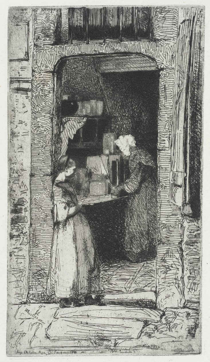 Sinappikauppias tekijältä James McNeill Whistler