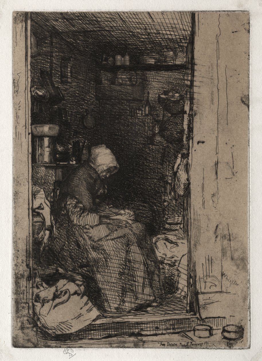 Vanha lumppunainen, nro 10 tekijältä James McNeill Whistler