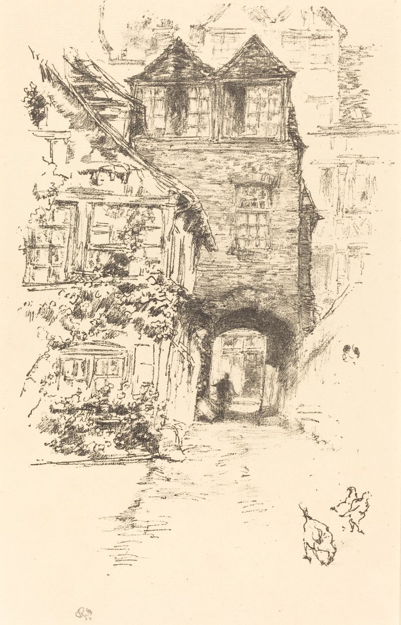 Papin talo, Rouen tekijältä James Abbott McNeill Whistler