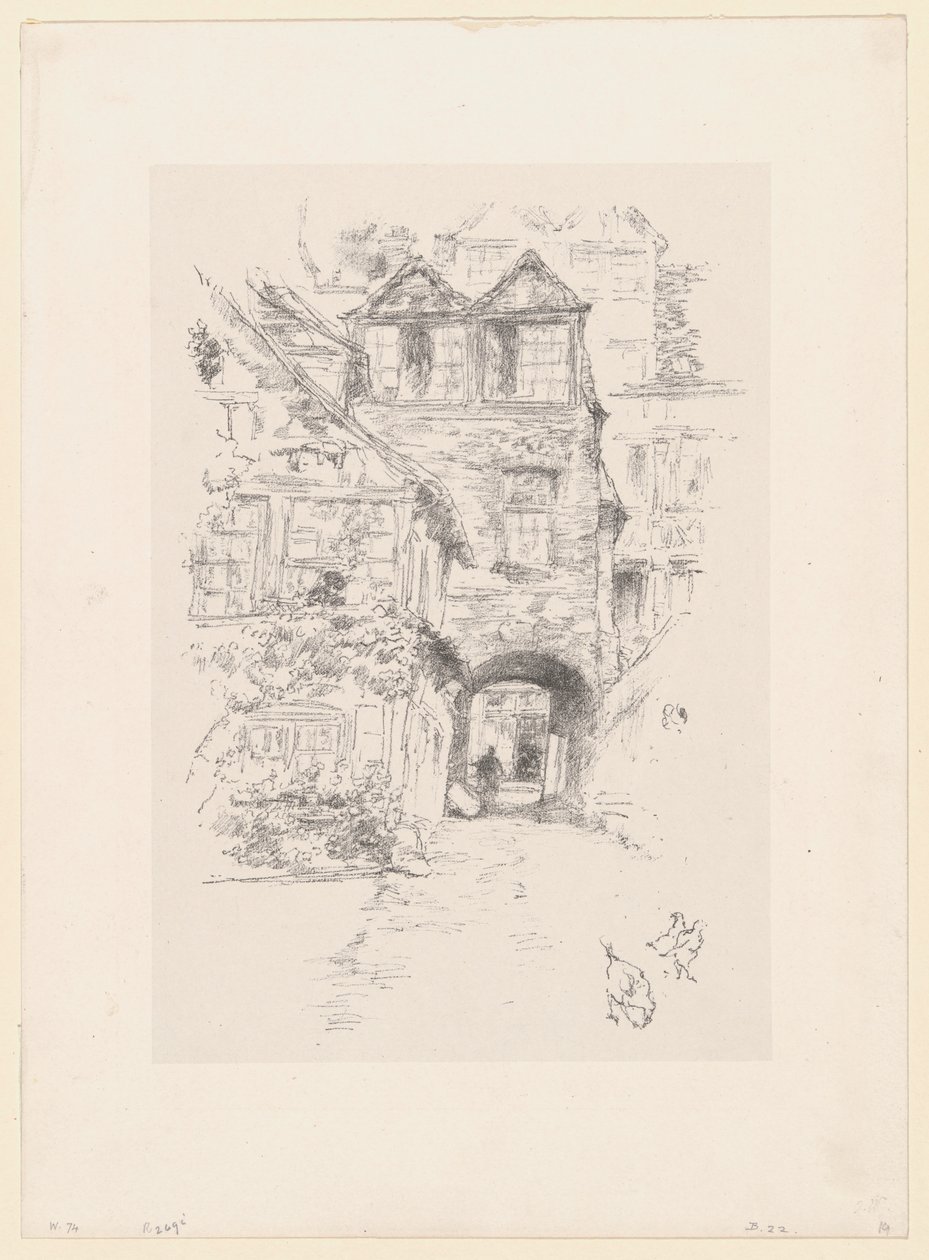 Papin talo, Rouen tekijältä James McNeill Whistler