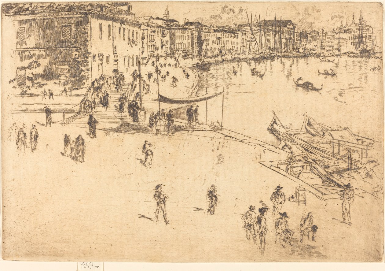 Riva, nro II tekijältä James Abbott McNeill Whistler