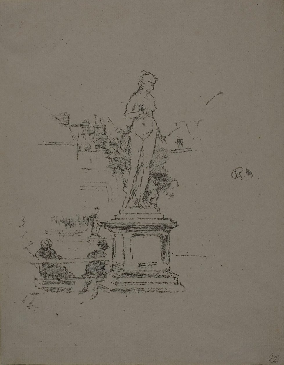 Patsas, Luxemburgin puutarha tekijältä James Abbott McNeill Whistler
