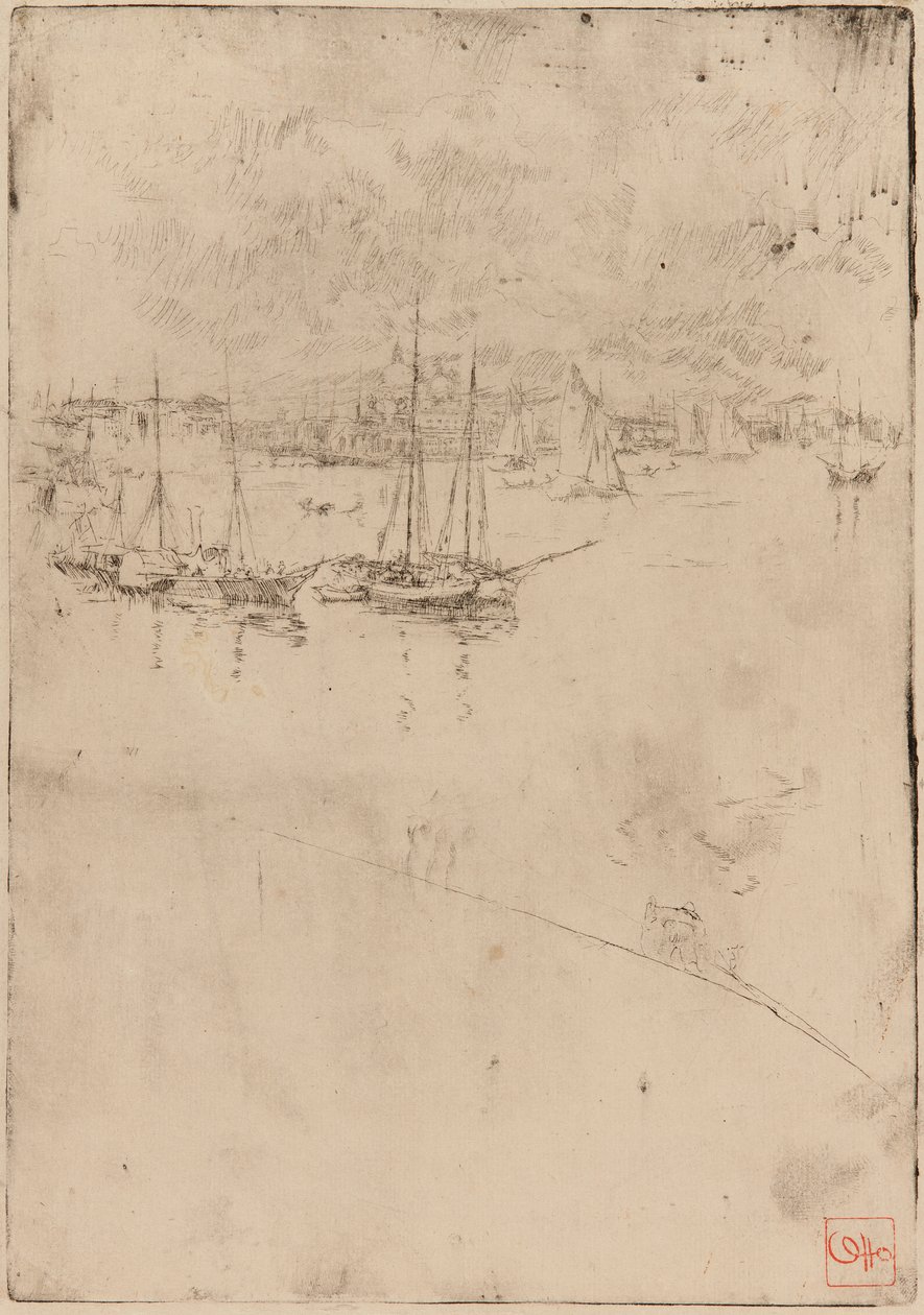Höyrylaiva, Venetsia tekijältä James Abbott McNeill Whistler