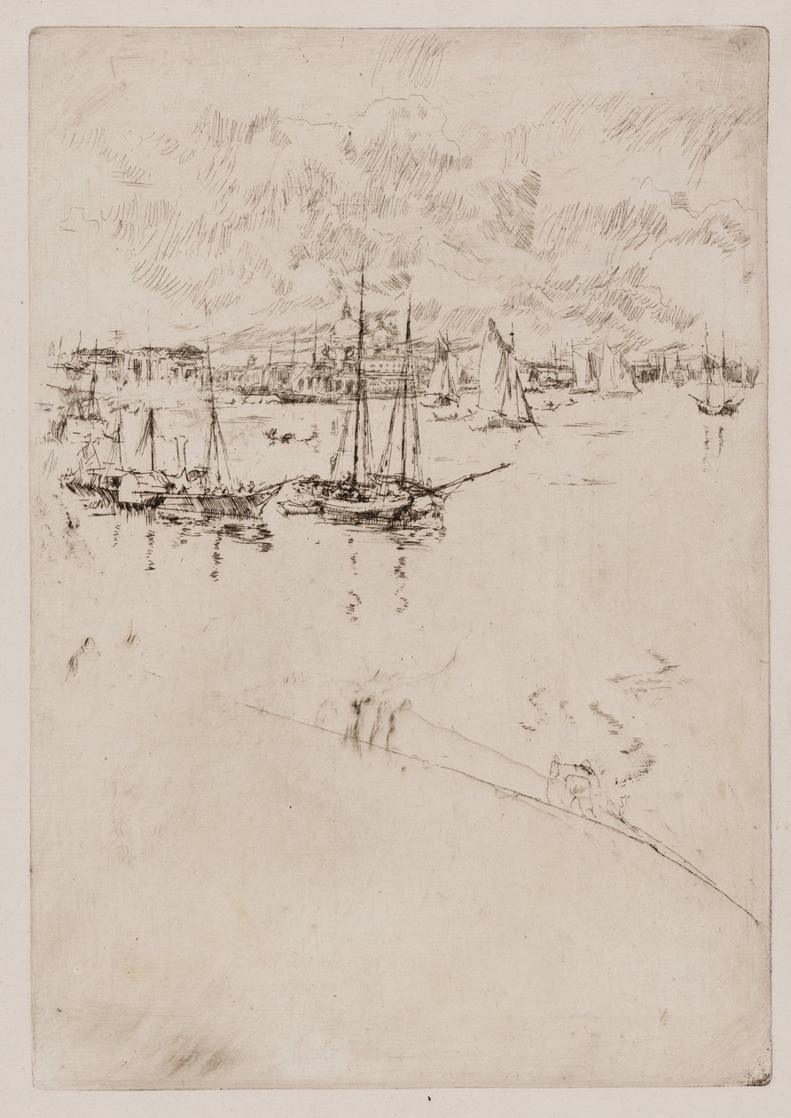 Höyrylaiva, Venetsia tekijältä James Abbott McNeill Whistler