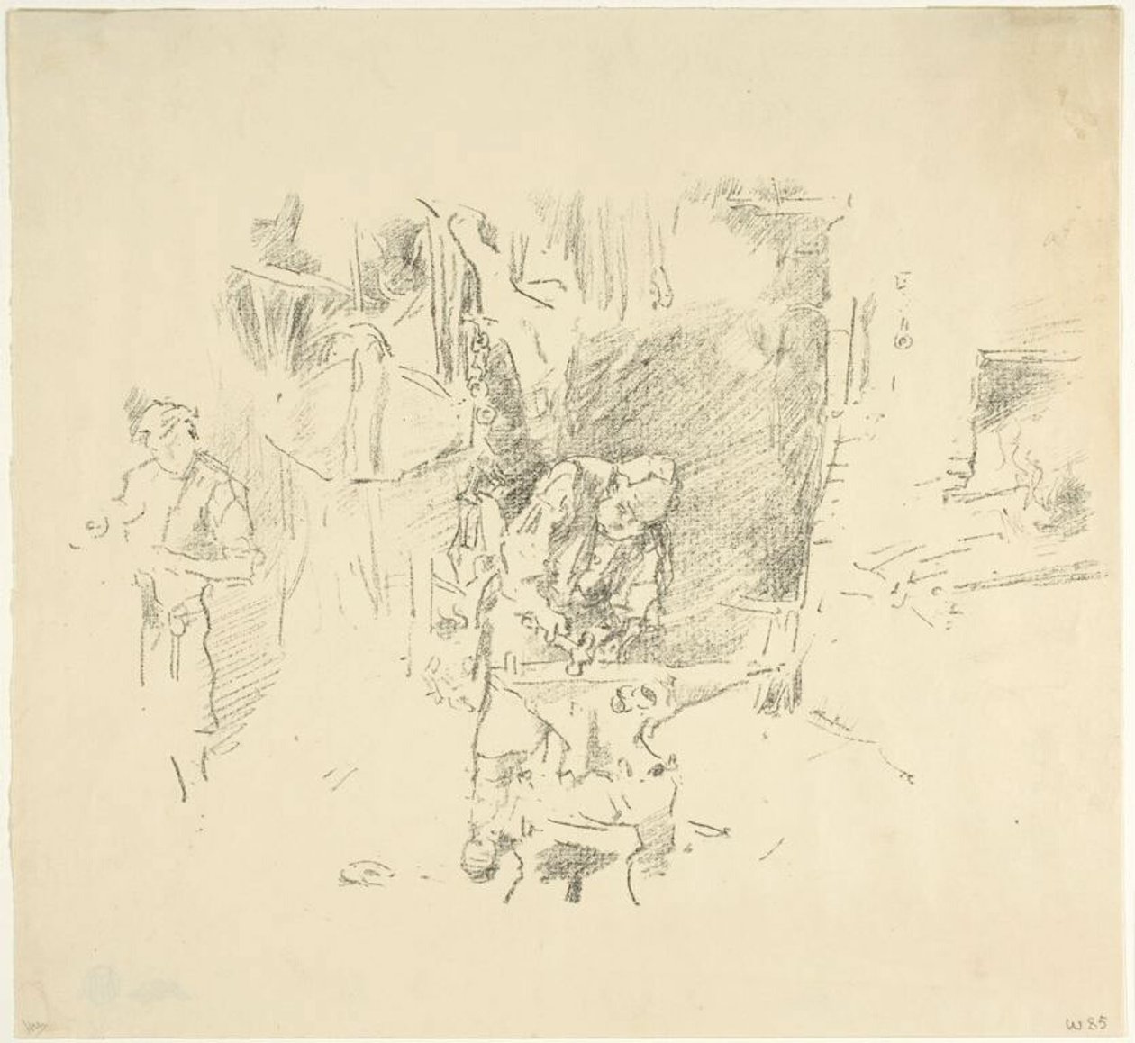 Aurinkoinen sepänliike tekijältä James McNeill Whistler