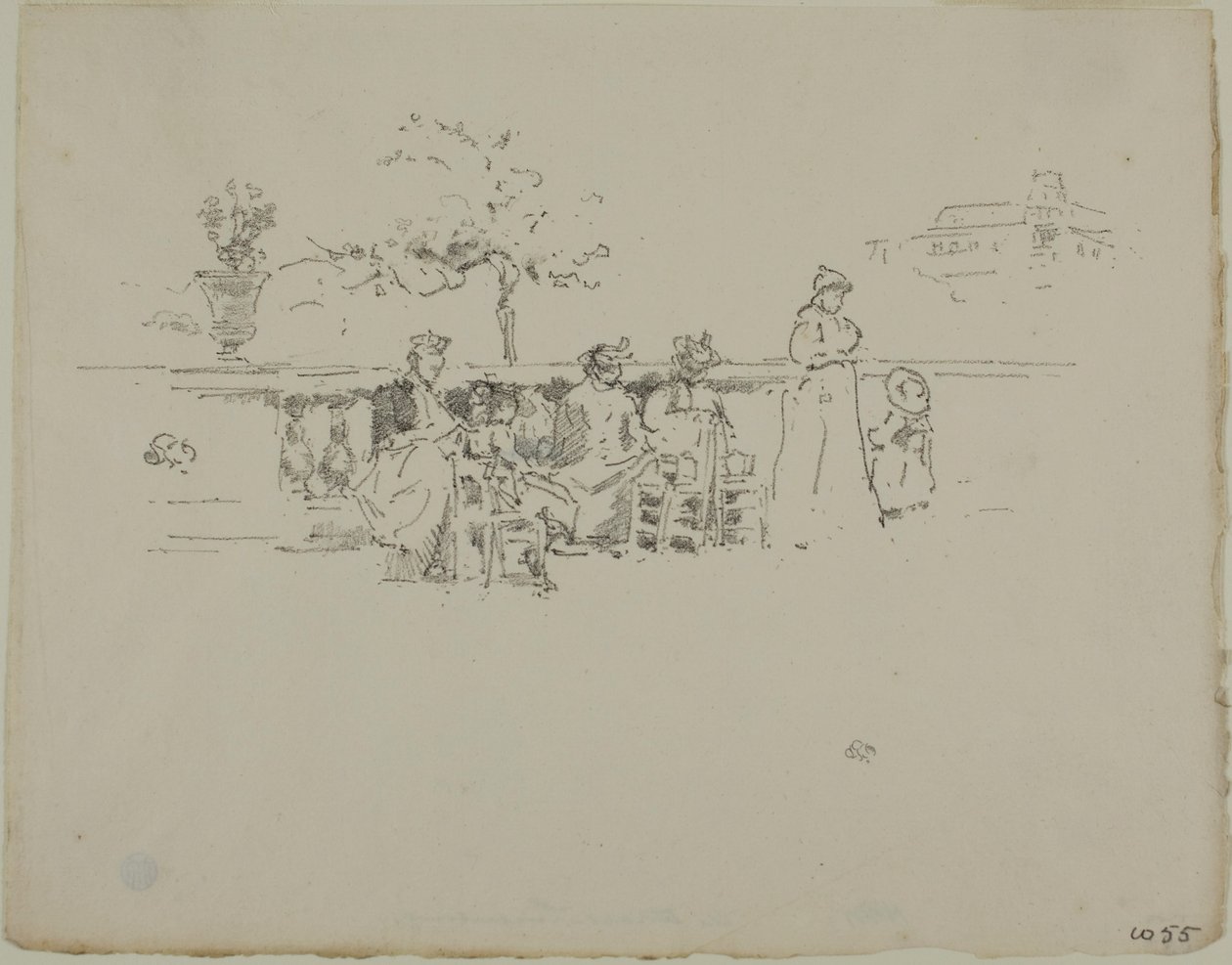 The Terrace, Luxemburg tekijältä James Abbott McNeill Whistler