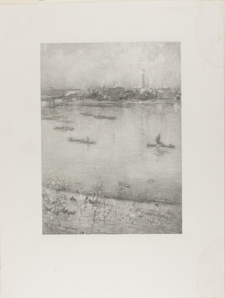 Thames joki tekijältä James Abbott McNeill Whistler