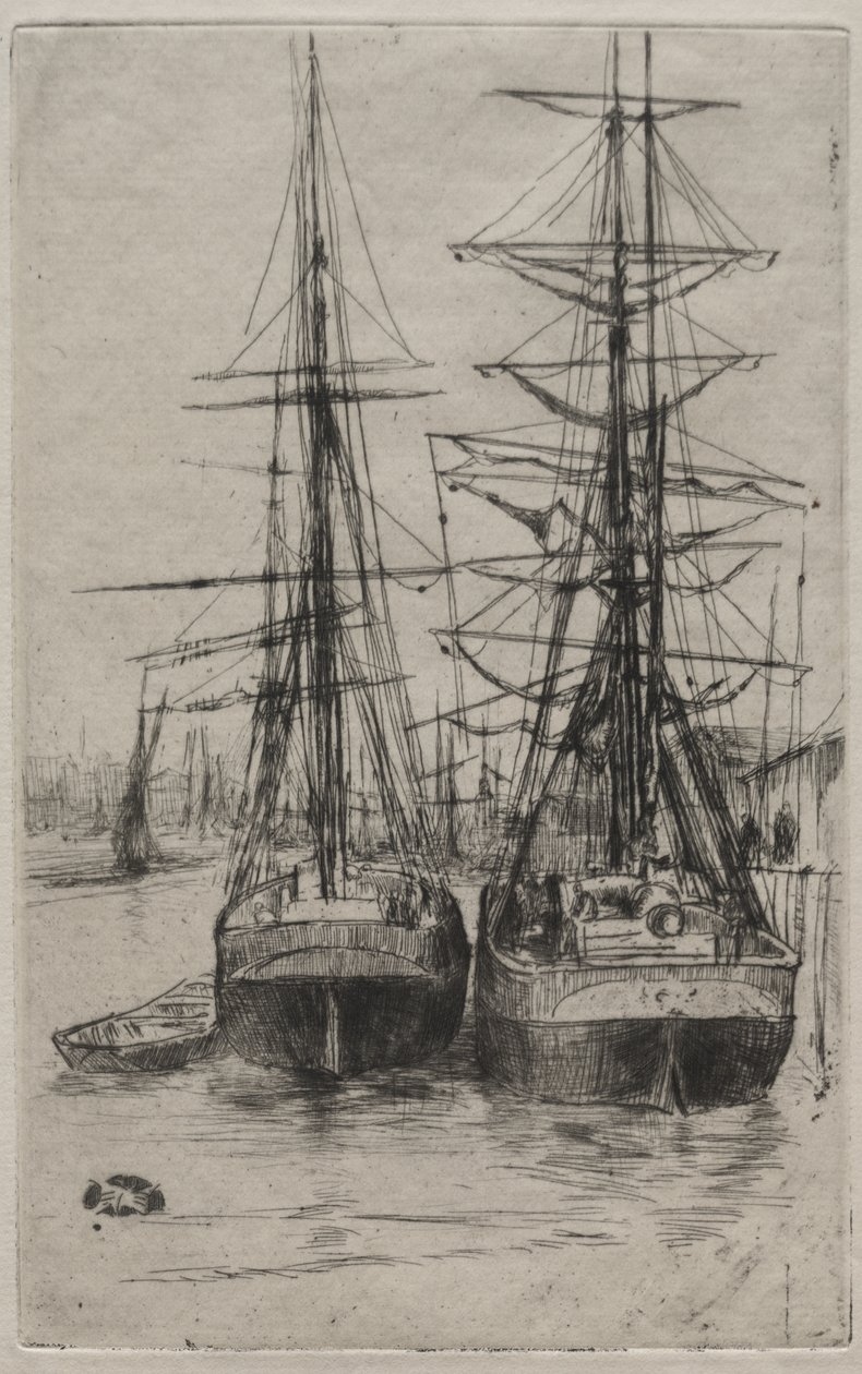 Kaksi laivaa tekijältä James McNeill Whistler