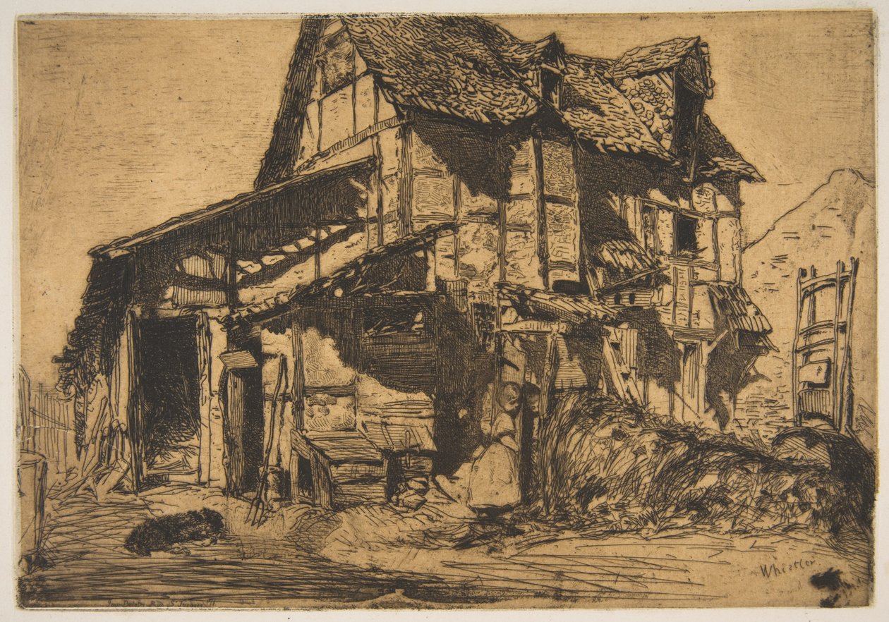 Vaarallinen vuokratalo (Vanha maatila) tekijältä James McNeill Whistler