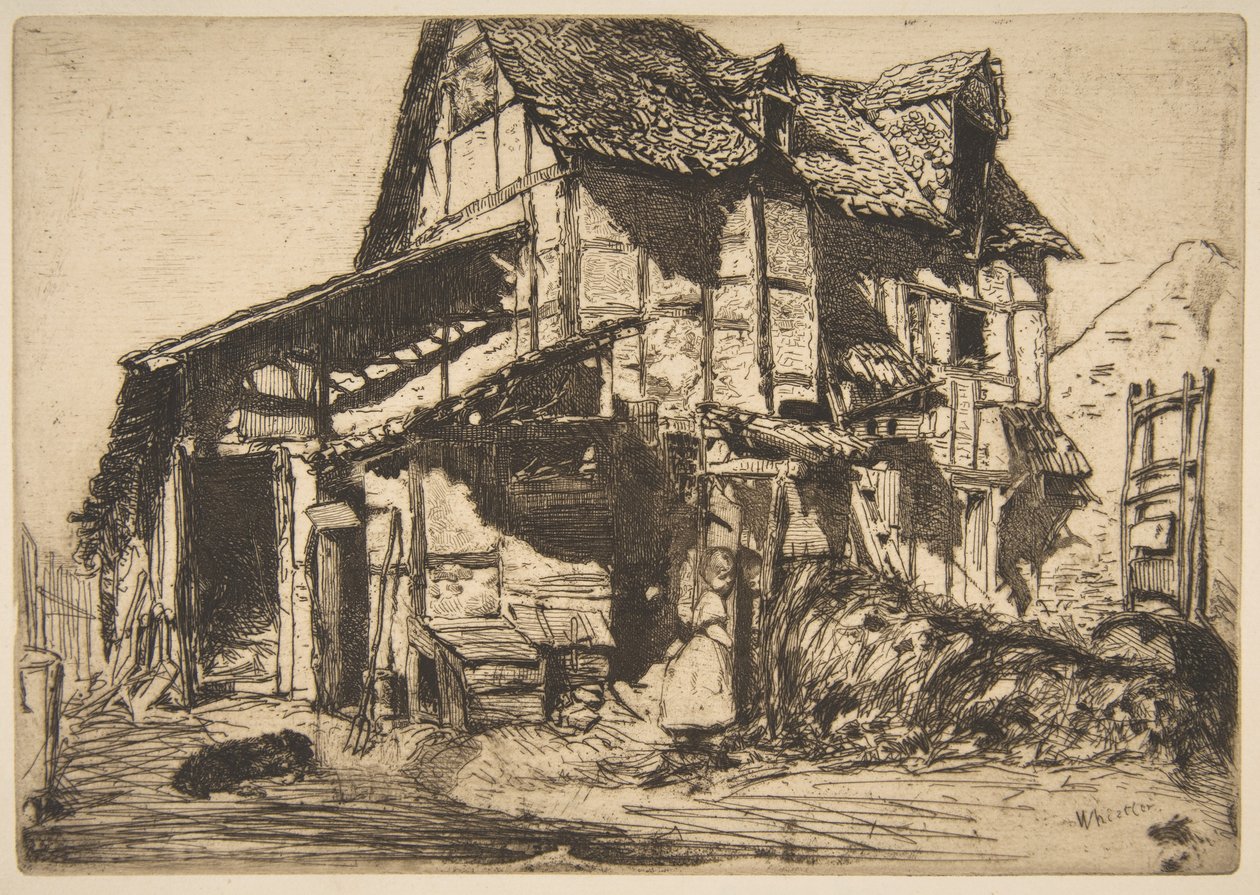 Turvaton vuokratalo (Vanha maatila) tekijältä James McNeill Whistler
