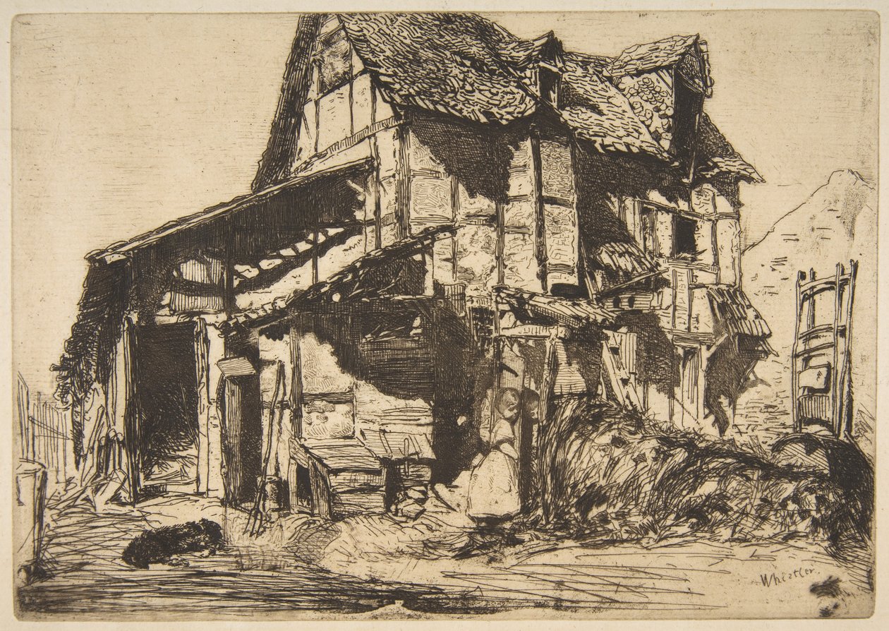 Turvaton asumus (Vanha maatila) tekijältä James McNeill Whistler