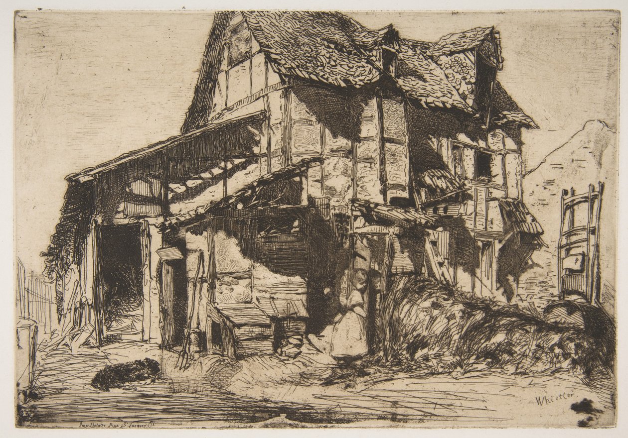 Turvaton vuokratalo (Vanha maatila) tekijältä James McNeill Whistler