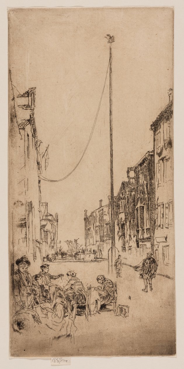 Venetsialainen masto tekijältä James Abbott McNeill Whistler