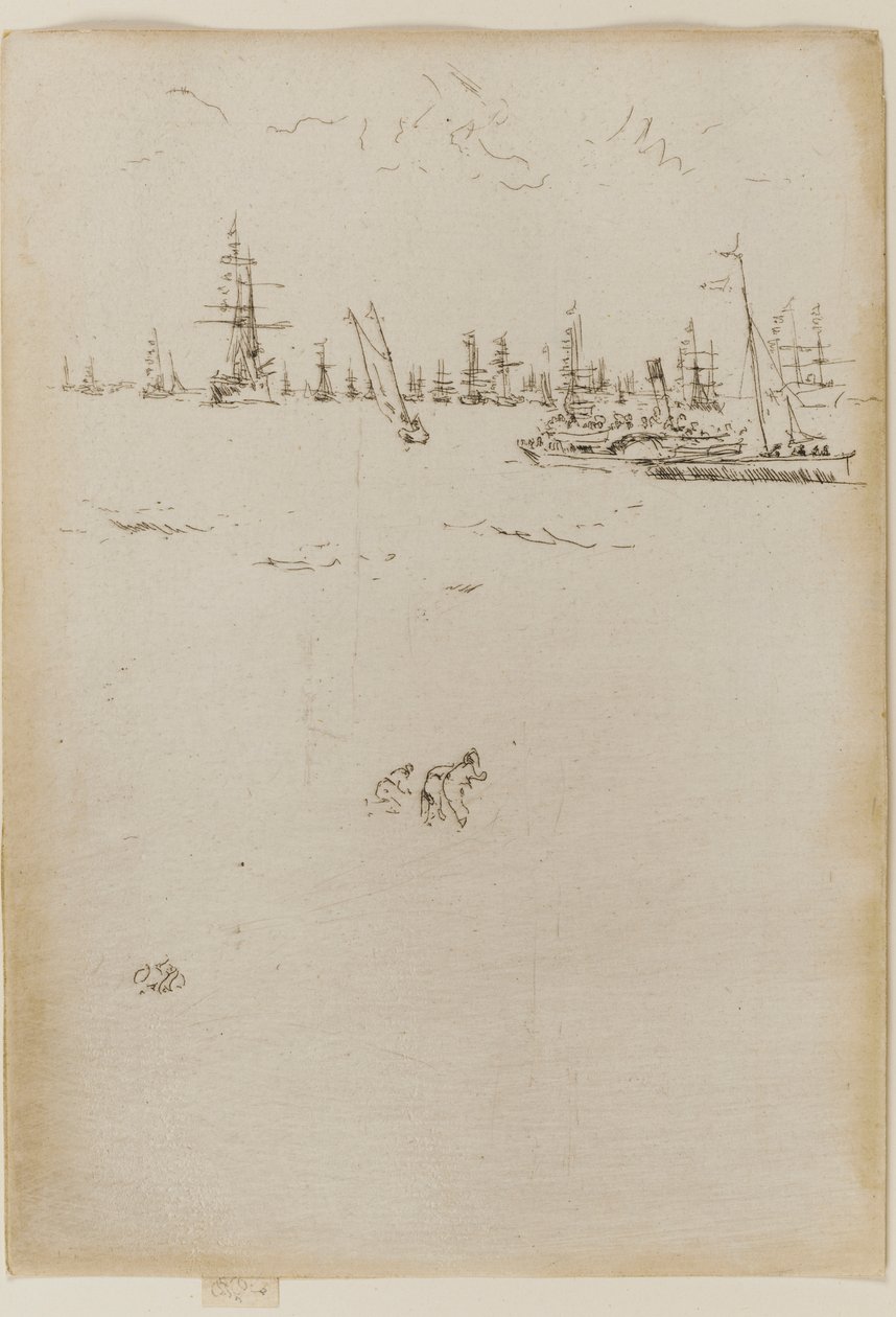 Vierailijoiden vene tekijältä James Abbott McNeill Whistler