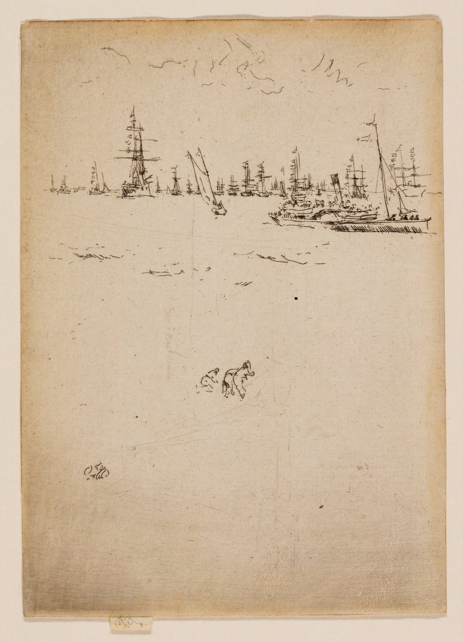 Vierailijoiden vene tekijältä James McNeill Whistler
