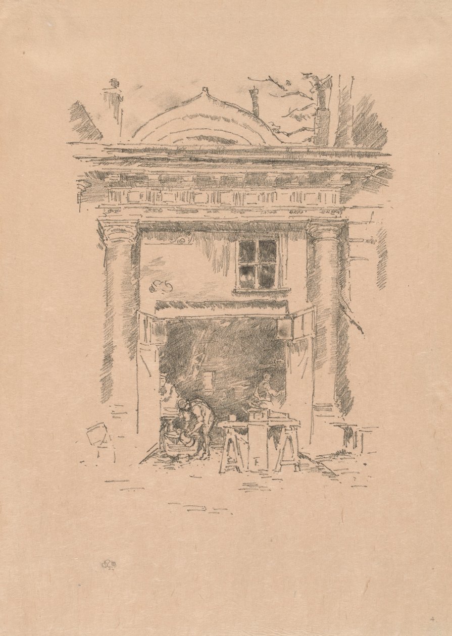 The Whitesmiths, Impasse des Carmélites tekijältä James McNeill Whistler