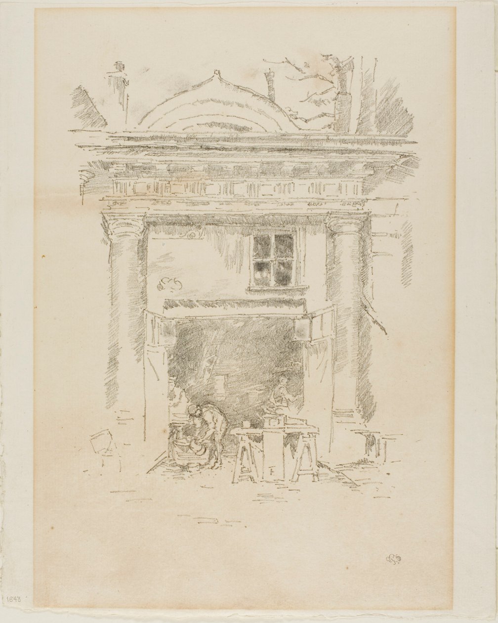 The Whitesmiths, Impasse des Carmélites tekijältä James McNeill Whistler
