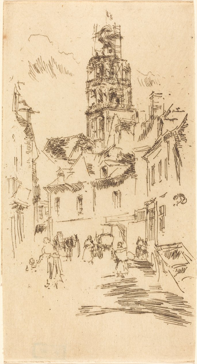 Tour St. Antoine, Loches tekijältä James Abbott McNeill Whistler