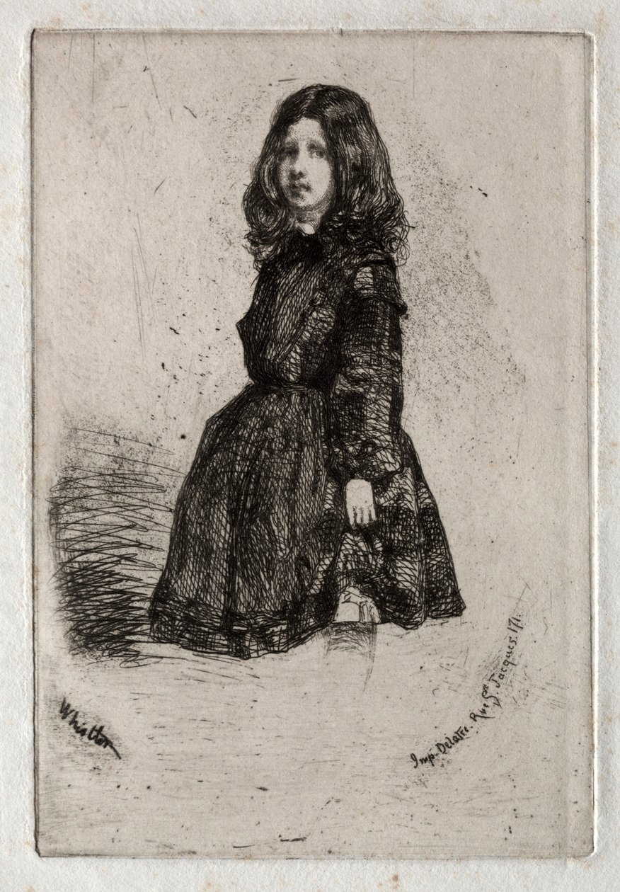 Kaksitoista kaiverrusta luonnosta:  Annie tekijältä James McNeill Whistler