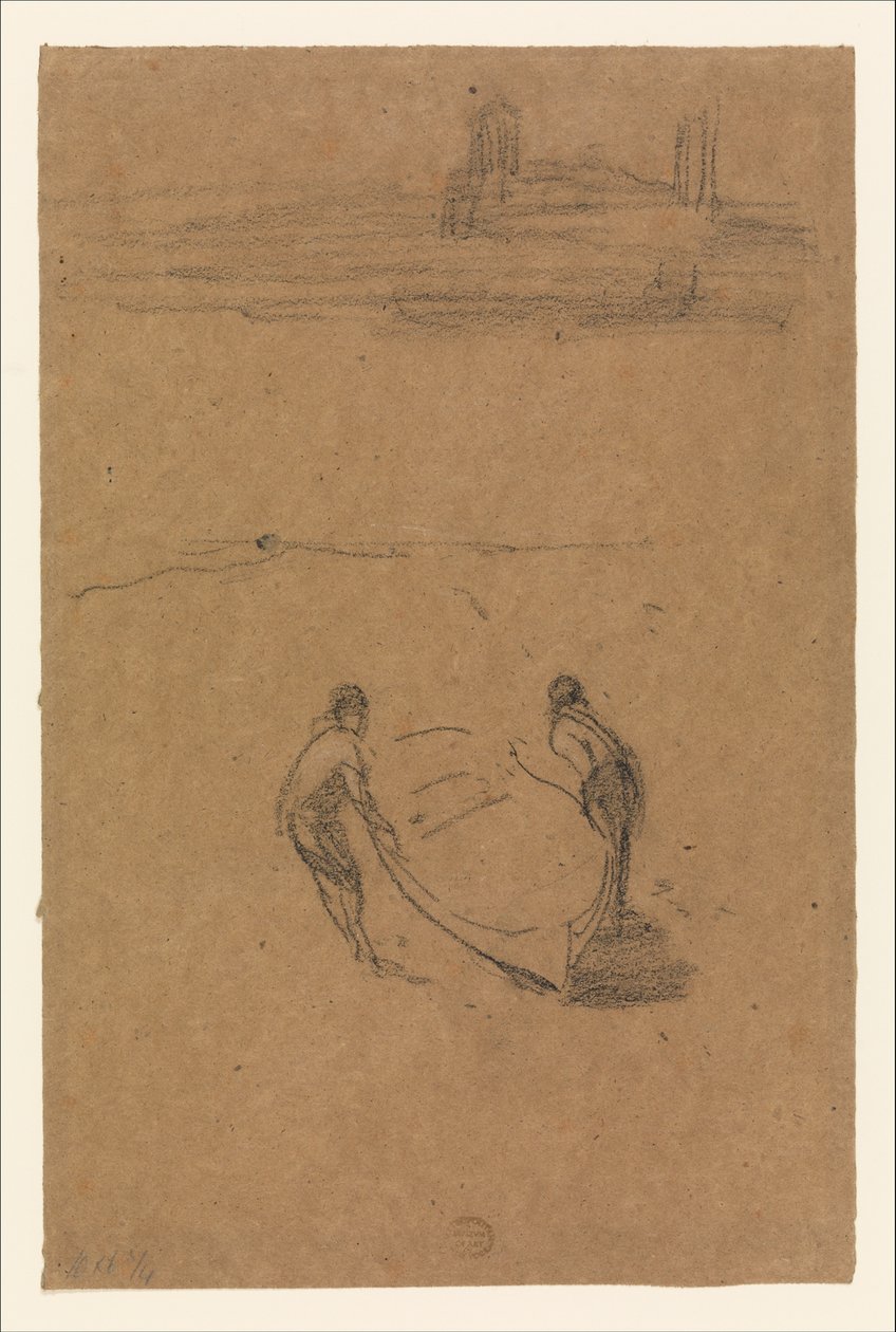 Zwei Männer und ein Boot tekijältä James McNeill Whistler
