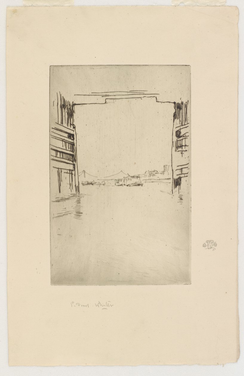 Vanhan Battersean sillan alla tekijältä James Abbott McNeill Whistler