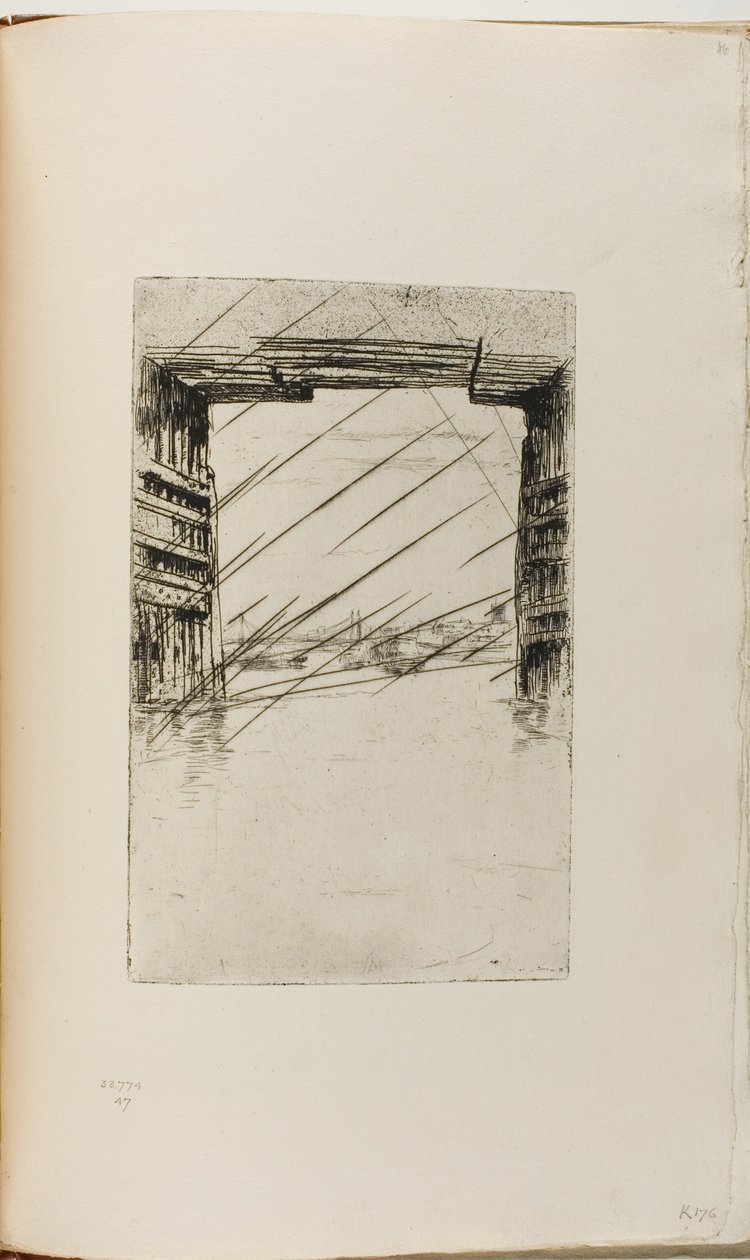 Vanhan Battersean sillan alla tekijältä James Abbott McNeill Whistler