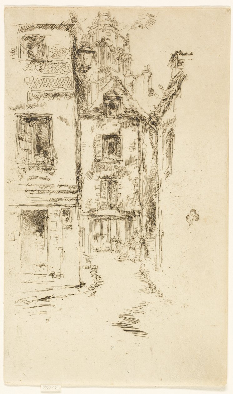 Katedraalin alla, Blois tekijältä James Abbott McNeill Whistler