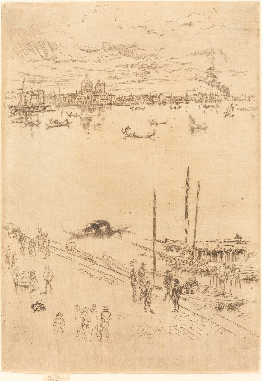 Pystysuora Venetsia tekijältä James Abbott McNeill Whistler