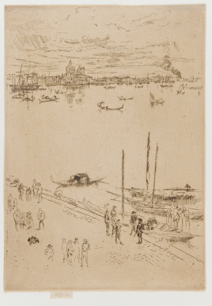 Pystysuora Venetsia tekijältä James Abbott McNeill Whistler