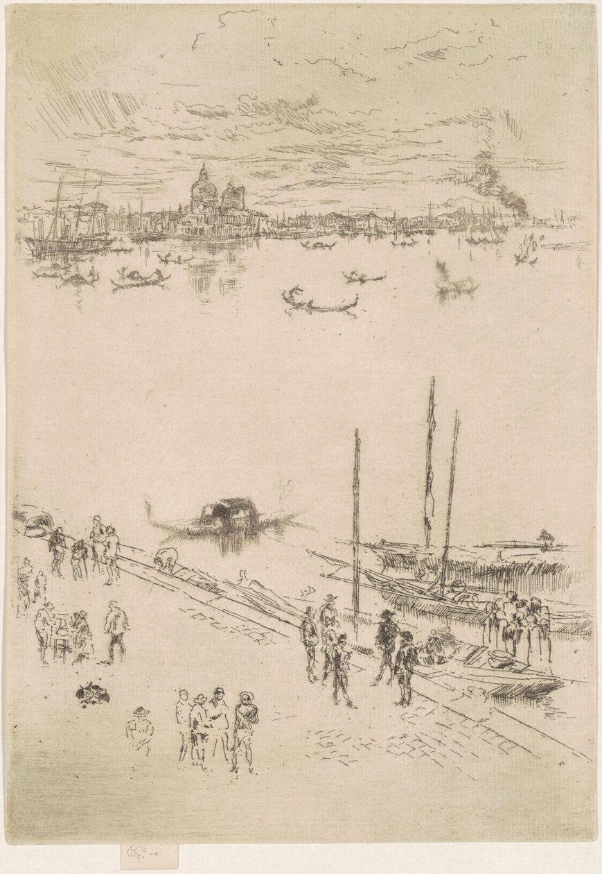 Pystysuora Venetsia tekijältä James Abbott McNeill Whistler