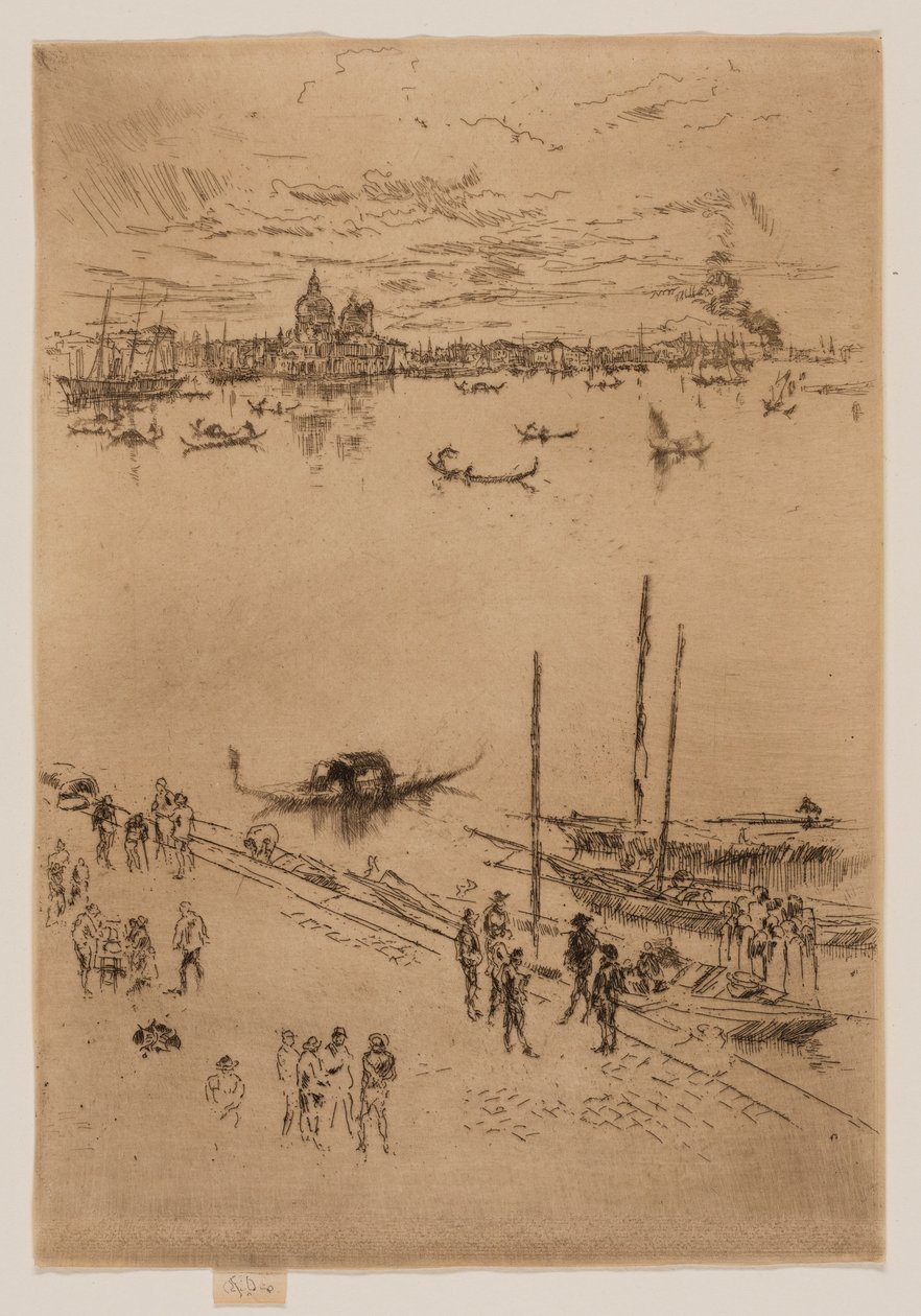 Pystysuora Venetsia tekijältä James Abbott McNeill Whistler
