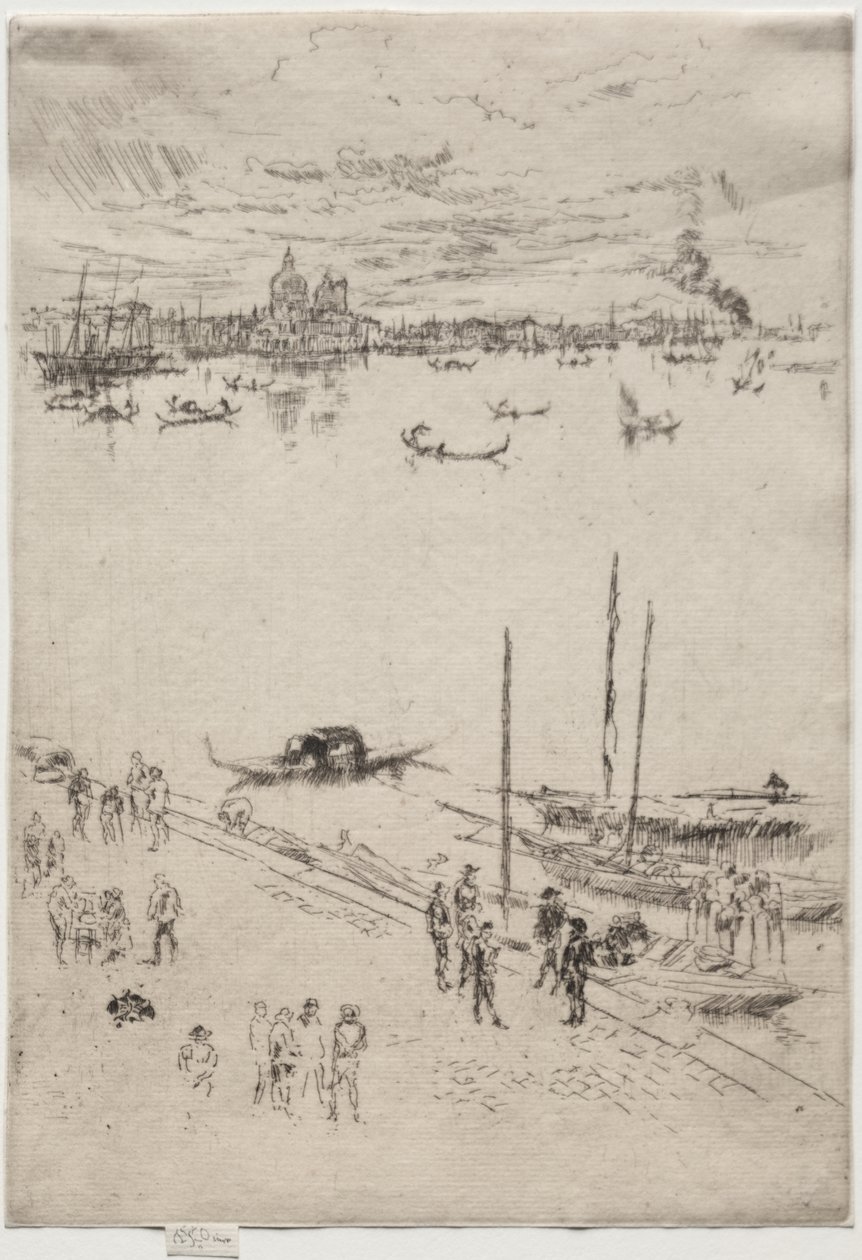 Pystysuora Venetsia tekijältä James McNeill Whistler