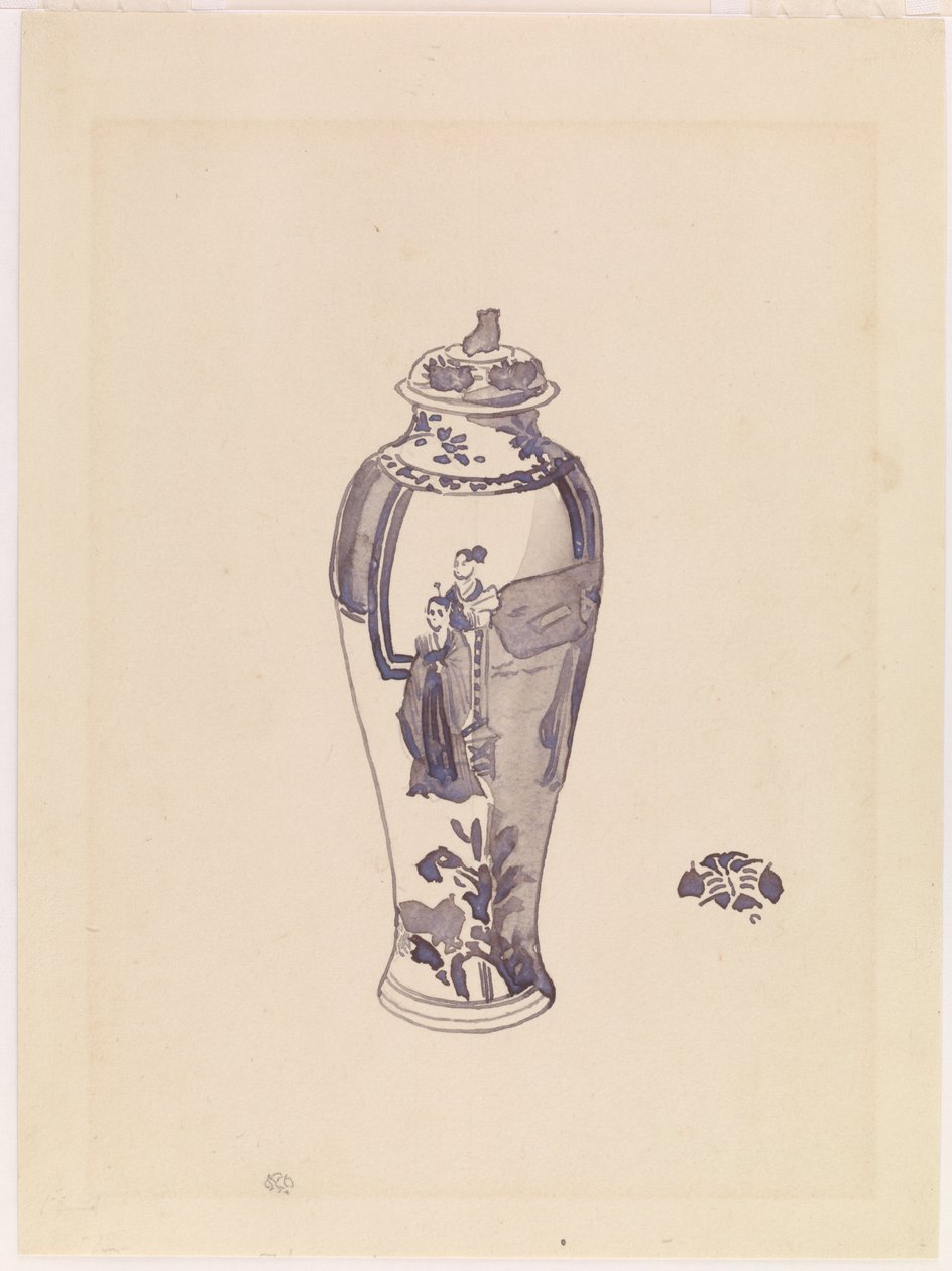 Maljakko hieman pullistuneella rungolla tekijältä James Abbott McNeill Whistler