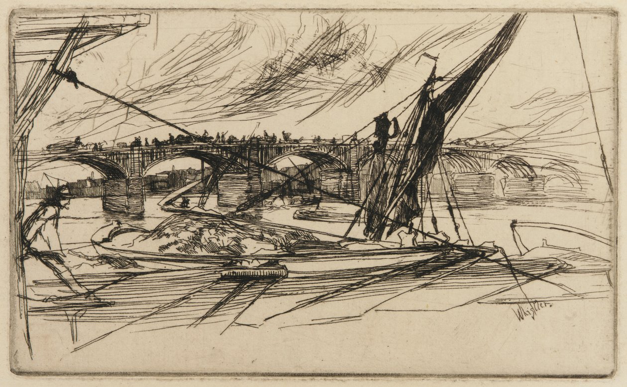 Vauxhallin silta tekijältä James Abbott McNeill Whistler