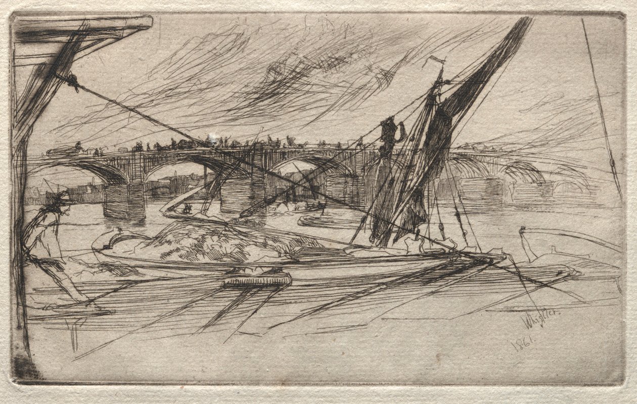 Vauxhallin silta tekijältä James McNeill Whistler