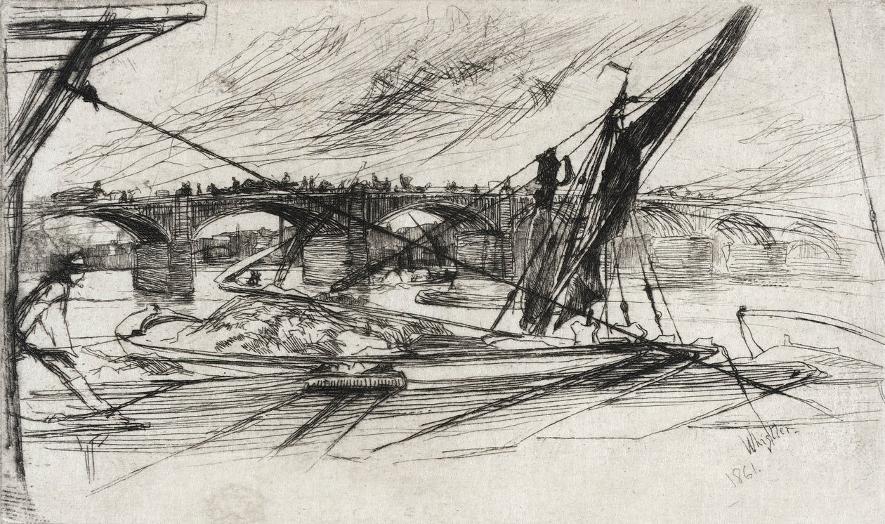 Vauxhall Bridge tekijältä James McNeill Whistler