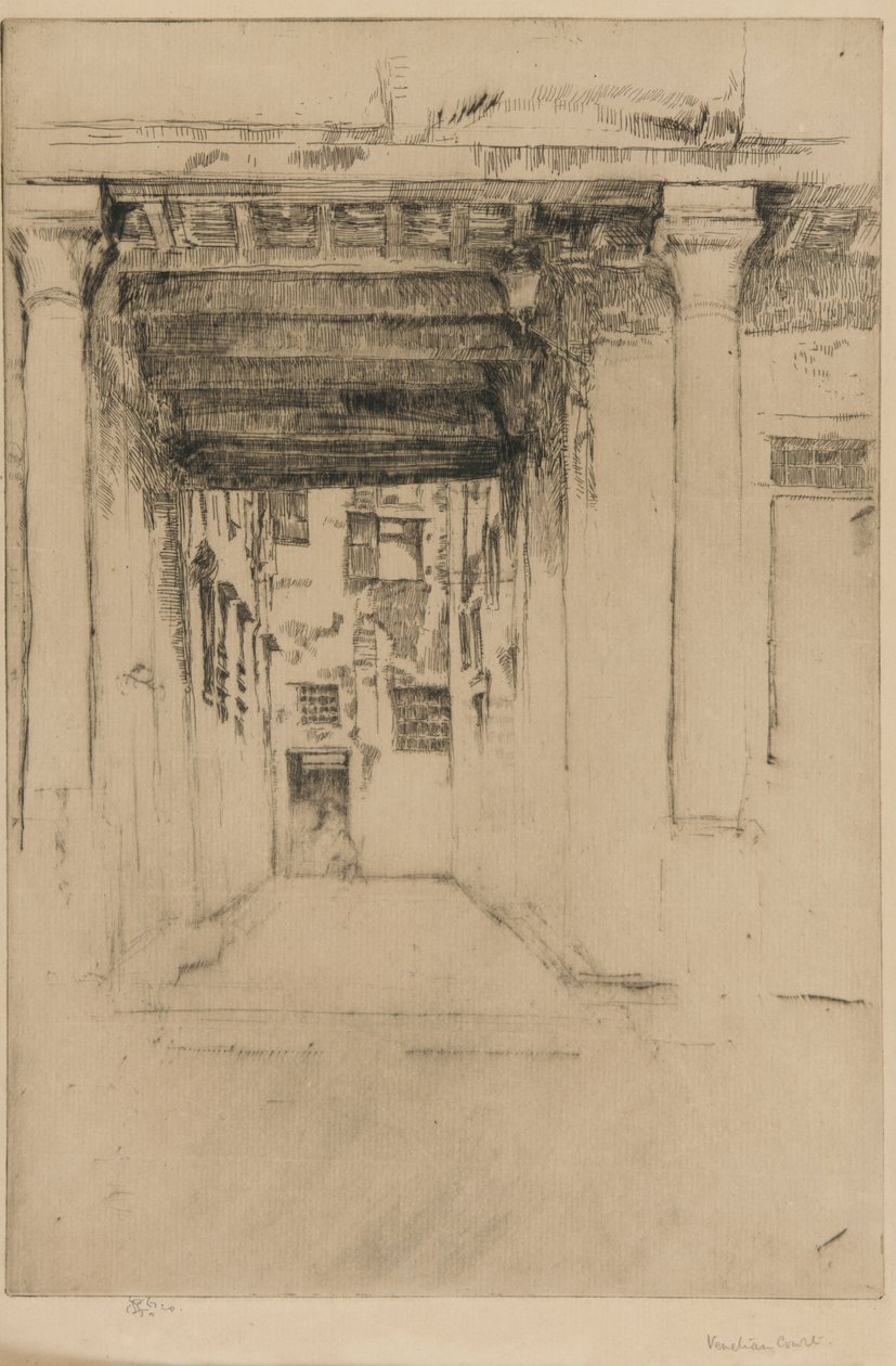 Venetsialainen tuomioistuin tekijältä James Abbott McNeill Whistler