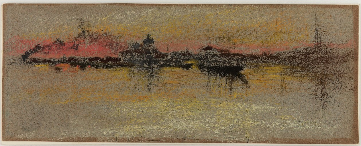 Venetsia: Sunrise on Rialto tekijältä James Abbott McNeill Whistler
