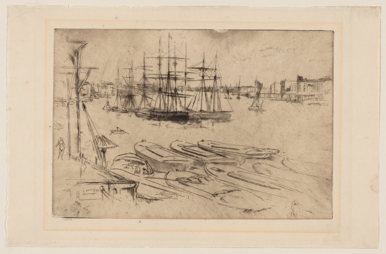 Wapping - allas tekijältä James Abbott McNeill Whistler