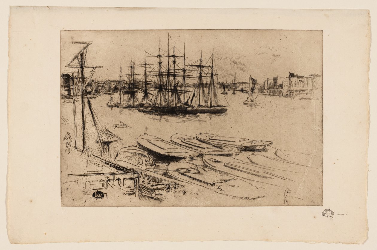 Wapping - allas tekijältä James Abbott McNeill Whistler