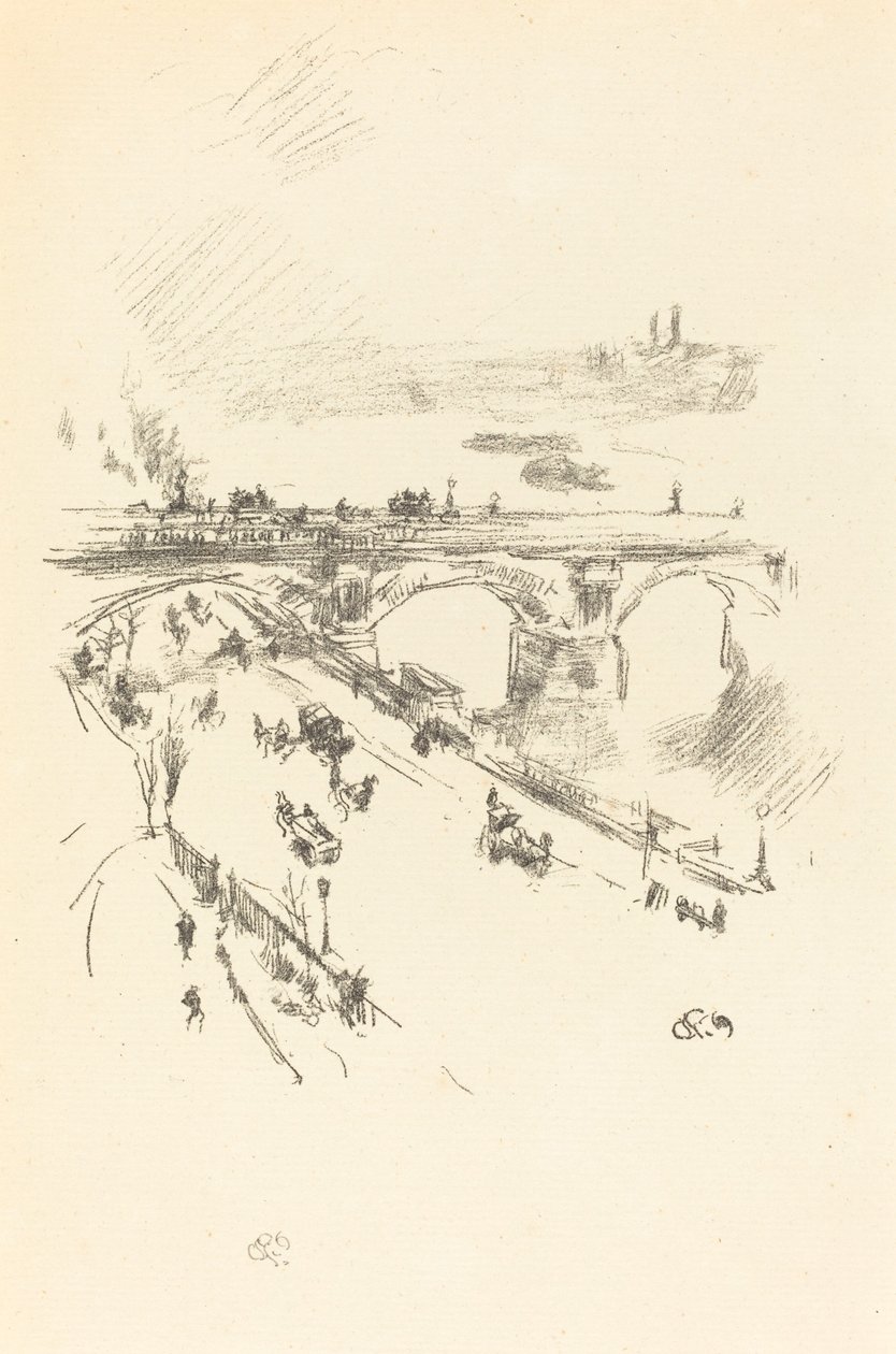 Waterloon silta tekijältä James Abbott McNeill Whistler