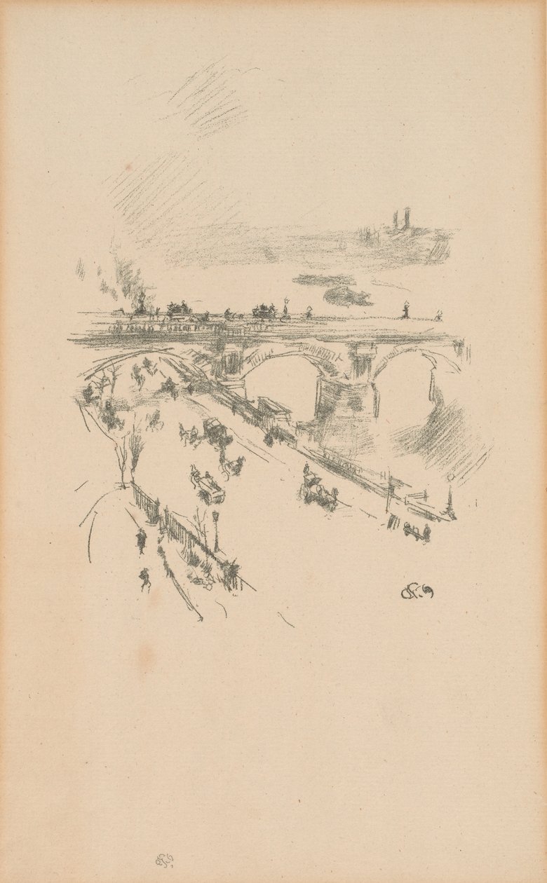 Waterloon silta tekijältä James Abbott McNeill Whistler