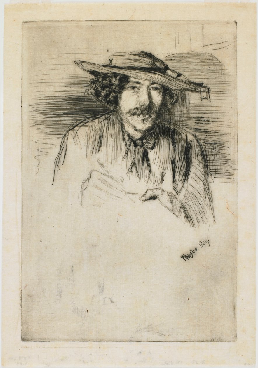Whistler hatun kanssa tekijältä James Abbott McNeill Whistler