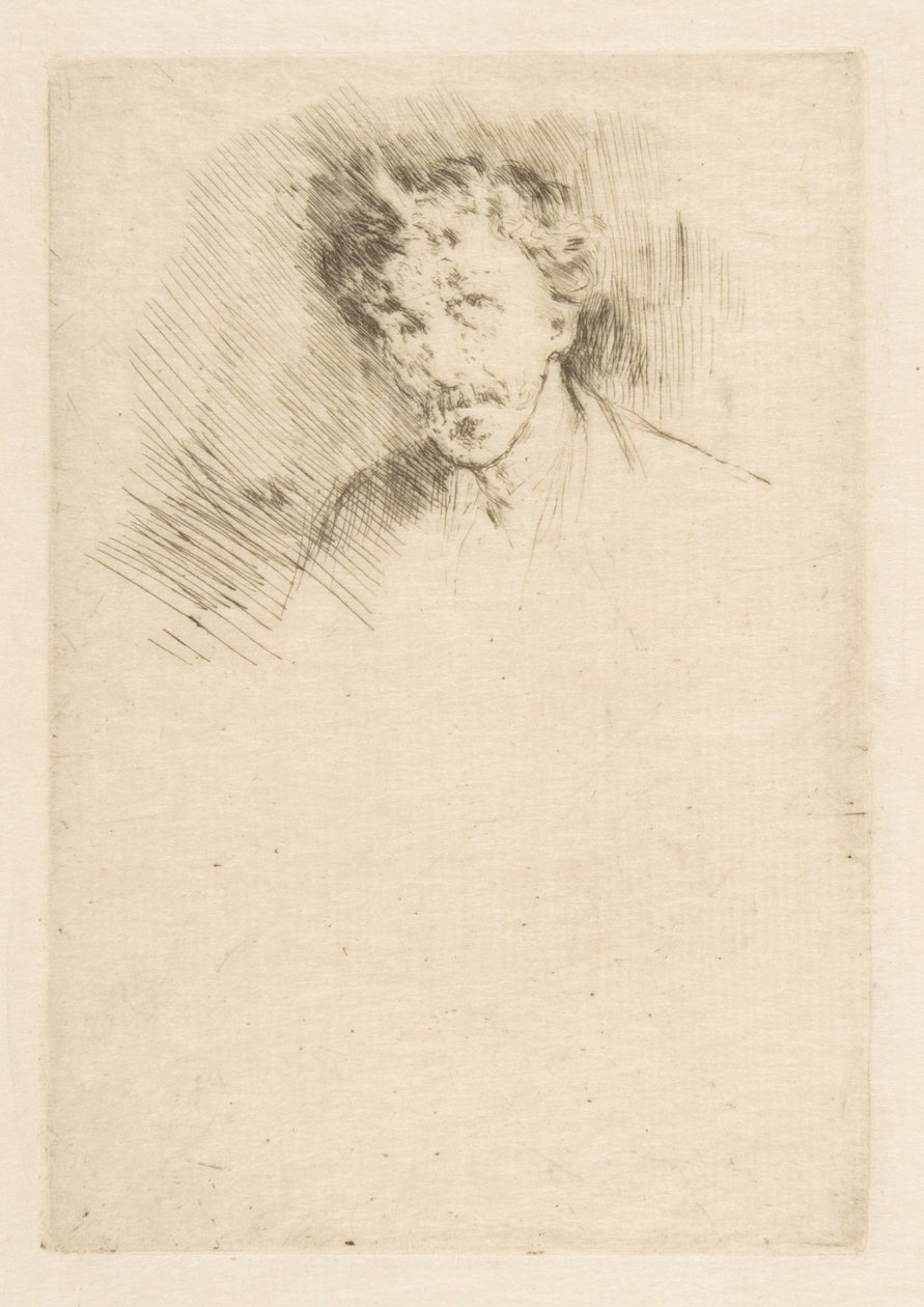 Whistler ja valkoinen hiuskiehkura tekijältä James McNeill Whistler