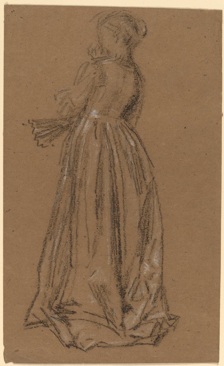 Nainen tuulettimen kanssa tekijältä James Abbott McNeill Whistler