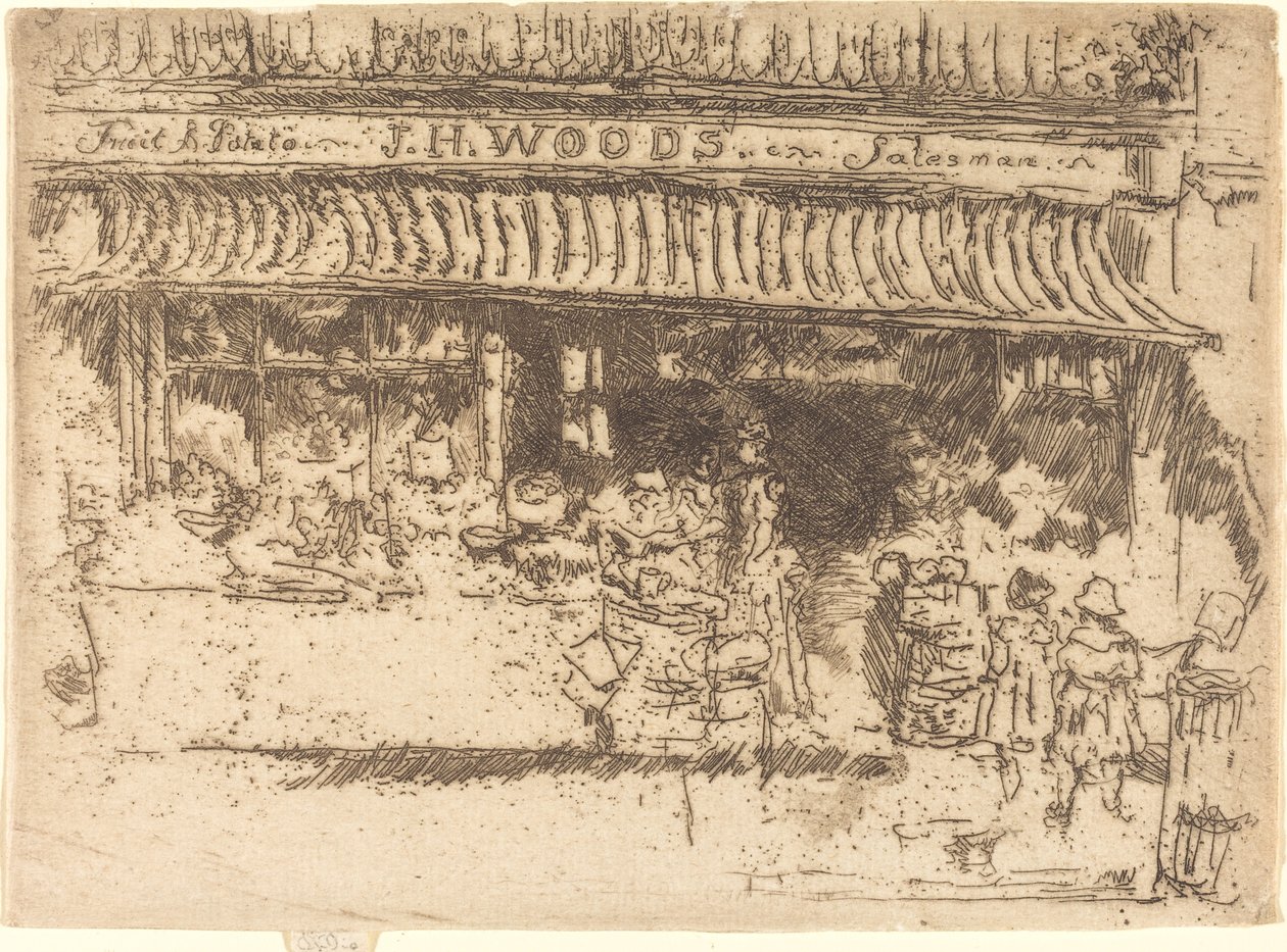 Woodsin hedelmäkauppa tekijältä James Abbott McNeill Whistler