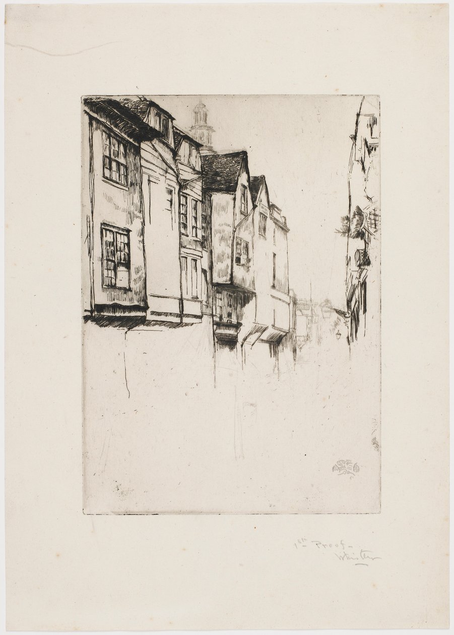 Great Street, Lontoo tekijältä James Abbott McNeill Whistler