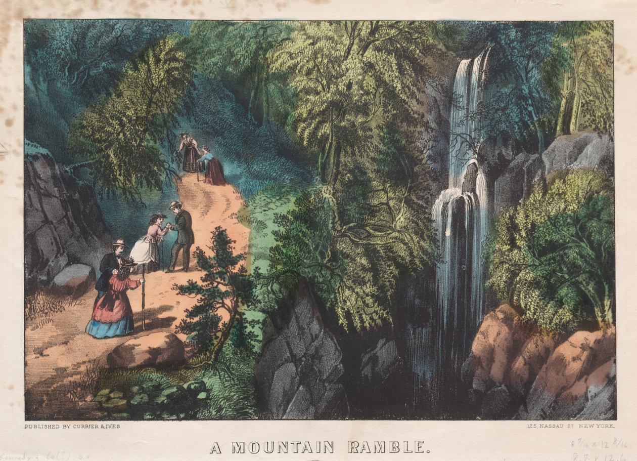 Mountain Ramble, c. 1872-74. tekijältä James Merritt Ives