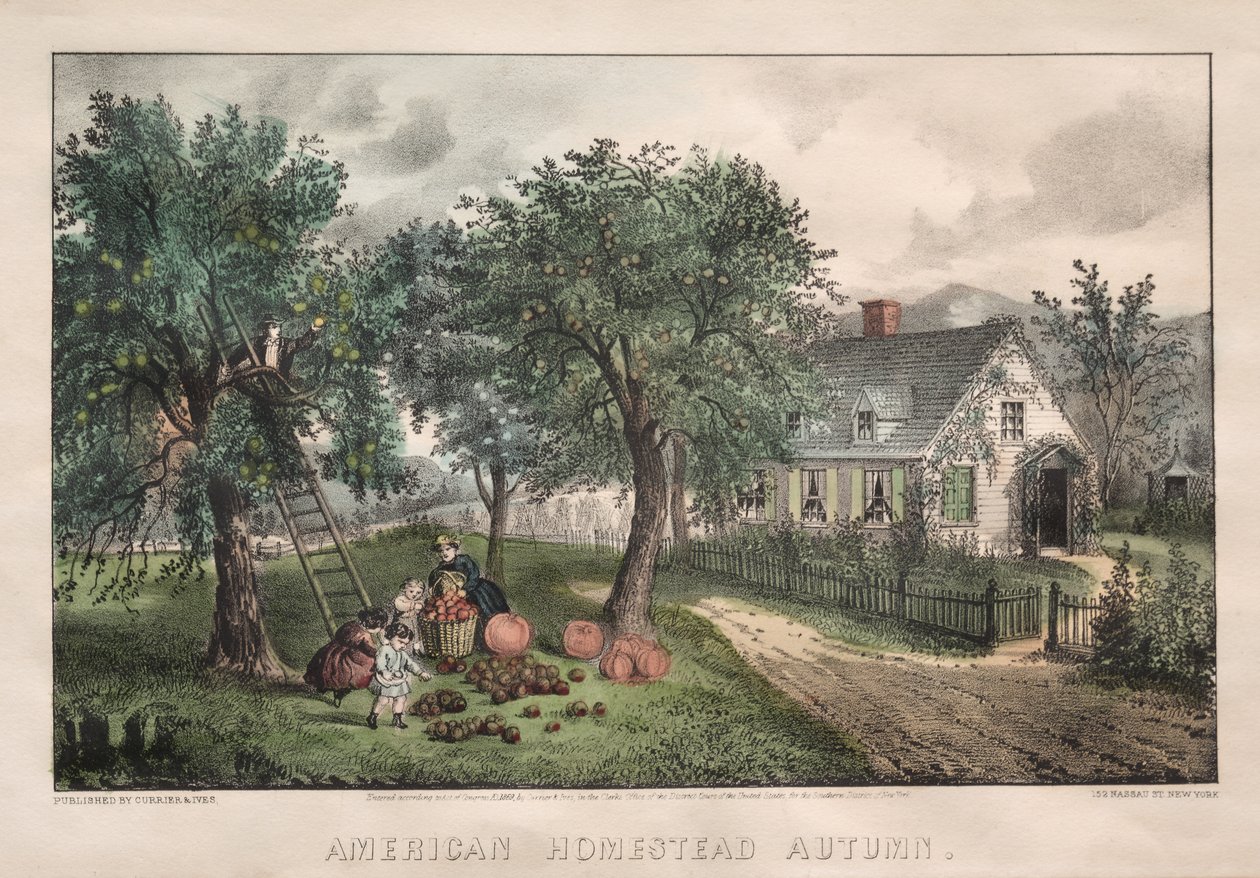 American Homestead, syksy tekijältä James Merritt Ives