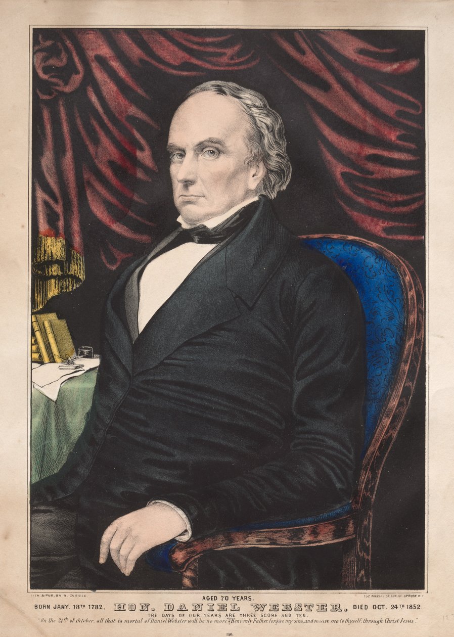 Hon. Daniel Webster, 70 vuotta. tekijältä James Merritt Ives